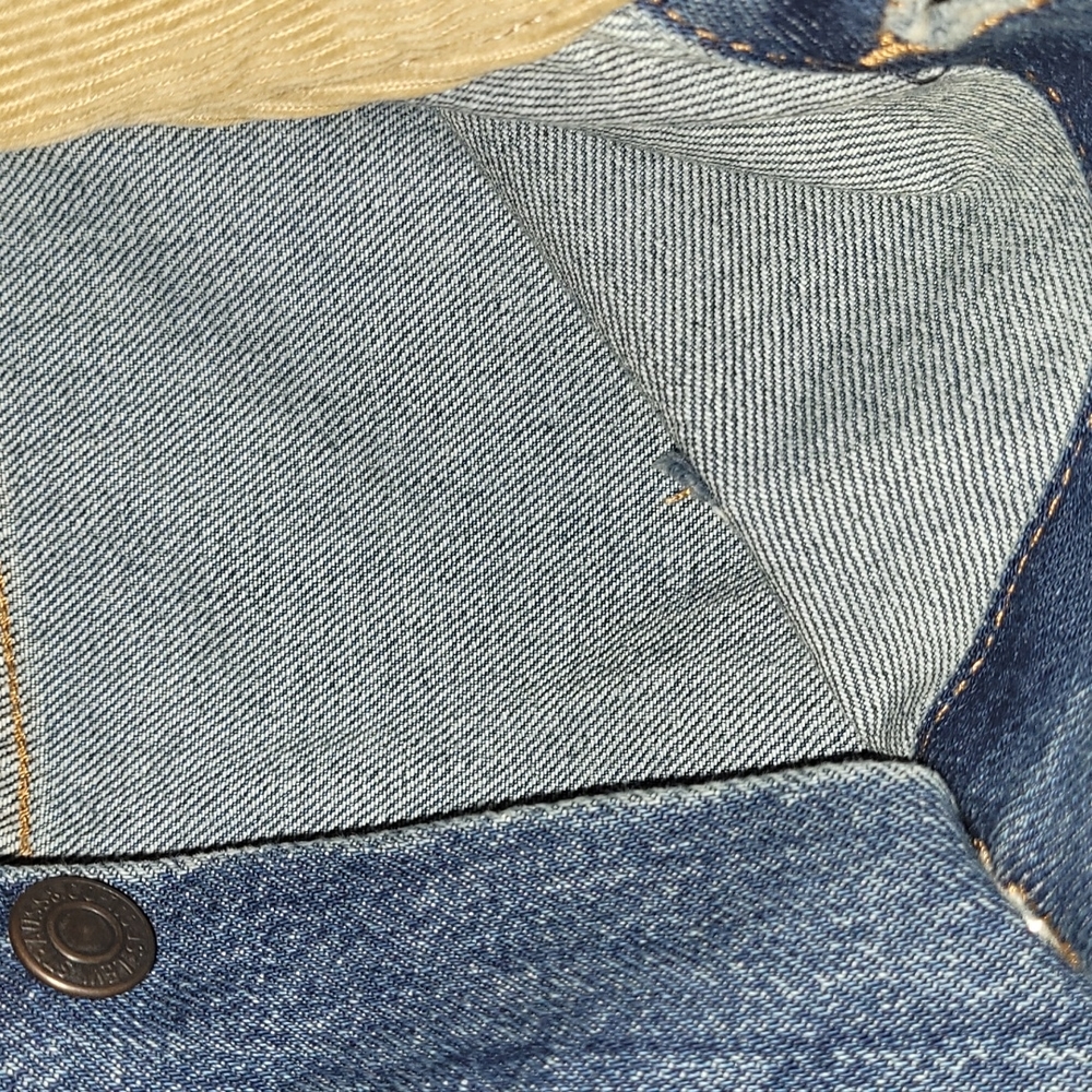 New Corduroy collared Levi's blue denim jacket sizes  XXL and XXXL - Picture 8 of 8